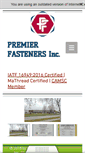 Mobile Screenshot of premierfastenersinc.com